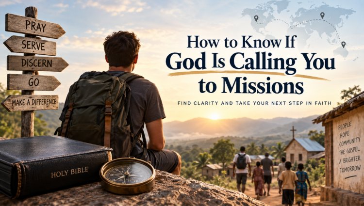 how to know if God is calling you to missions